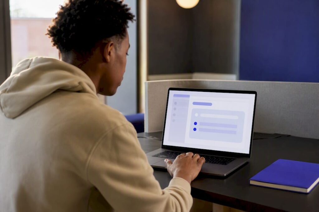 Student reviewing family access settings