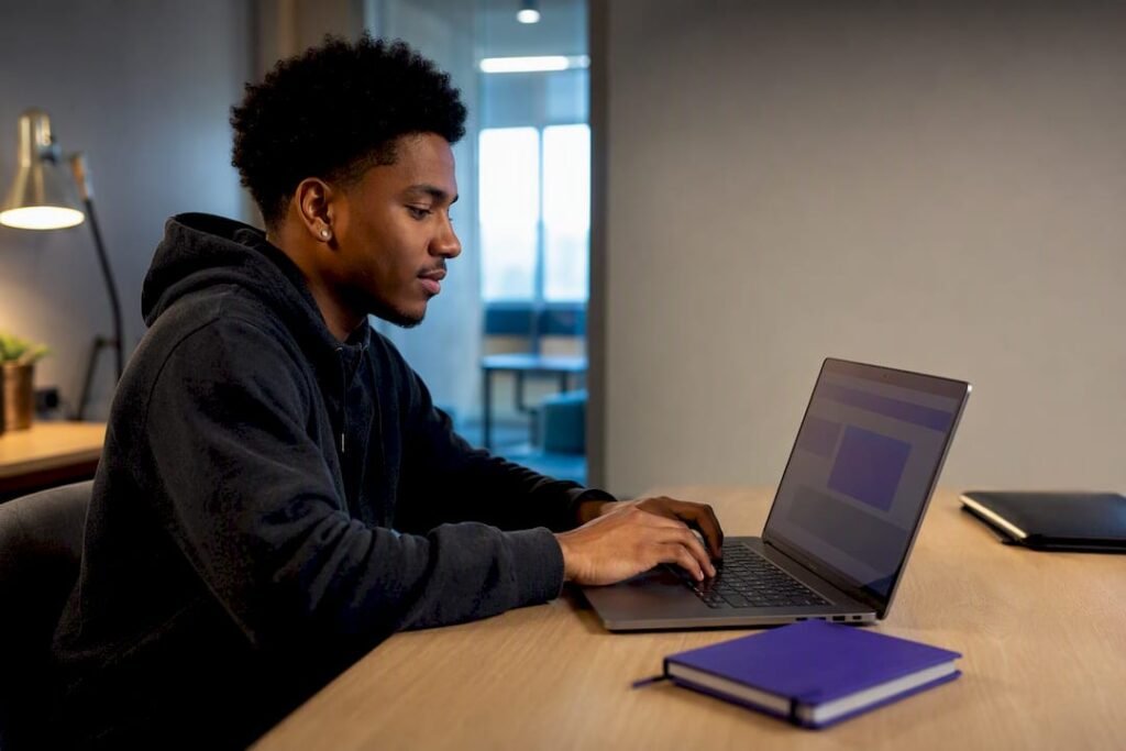 Student writing a prerequisite override request