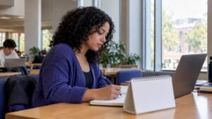 Student mapping courses for December graduation